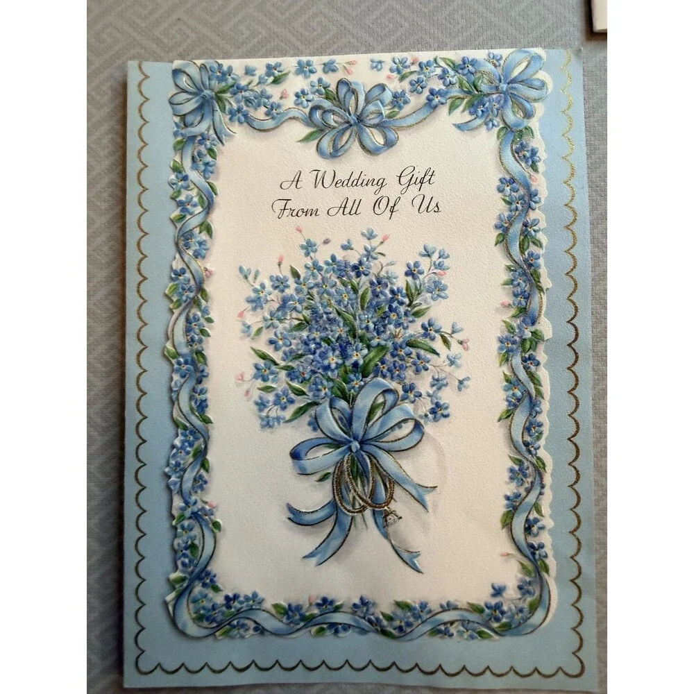 Lot of 33 Vintage Wedding Greeting Cards Used June 1965 Graphic Embossed Glitter
